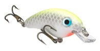 Strike King Bitsy Pond Minnow 3/32oz Chartreuse/White