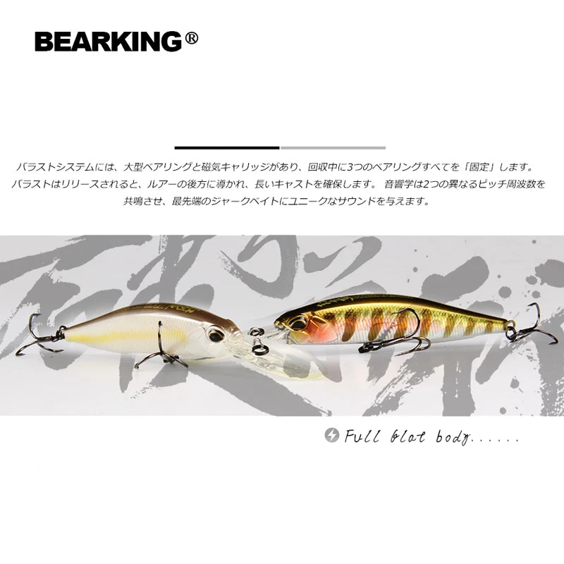 BEARKING 10cm 16g super magnet weight system long casting New model fishing lures hard bait 2019 quality wobblers minnow