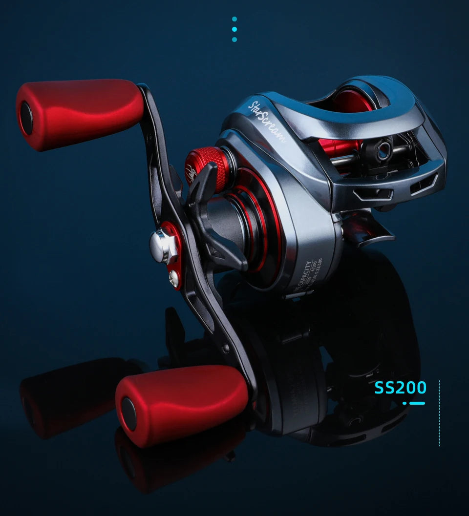 BEARKING Economy I Series 8+1BB Baitcasting Reel 8KG Max Drag 7.3:1 ratio