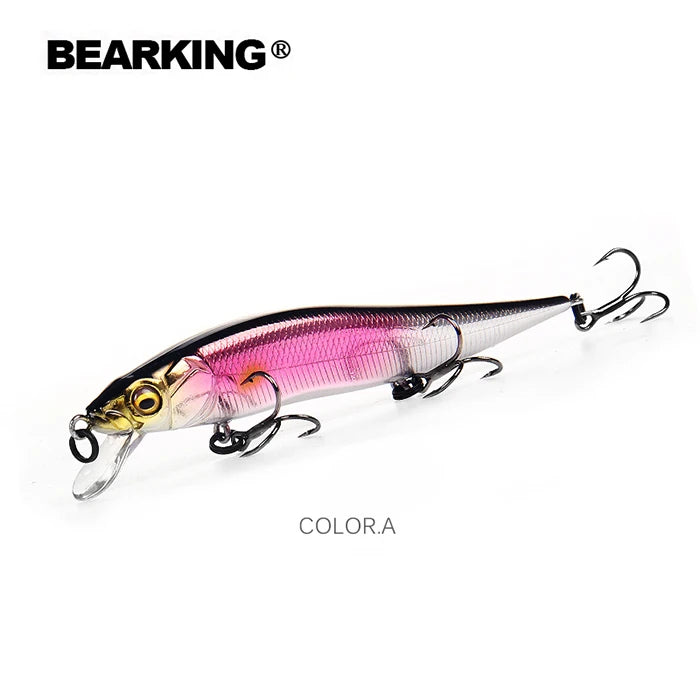 BEARKING 9.8cm 10g SP dive 2.1m professional Minnow Wobbler fishing lures quality jerkbaits Artificial Bait Predator tackles