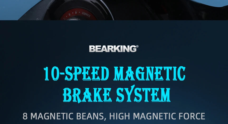 BEARKING Economy I Series 8+1BB Baitcasting Reel 8KG Max Drag 7.3:1 ratio
