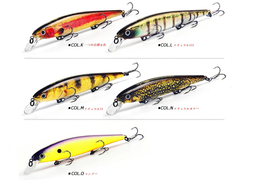 Bearking 115mm 16g Dive 0.6-1m floating Top Fishing Lures Wobblers Artificial Bait Predator Tackle jerkbaits for pike and bass