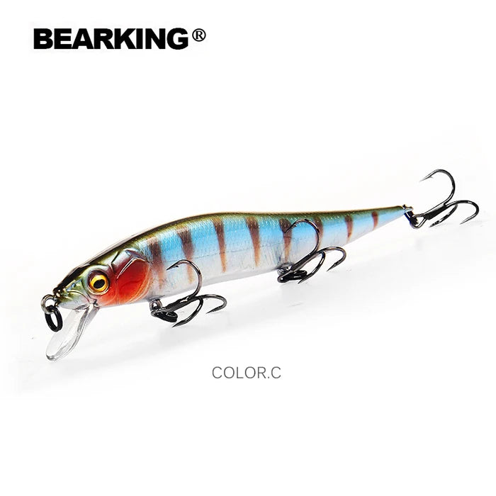 BEARKING 9.8cm 10g SP dive 2.1m professional Minnow Wobbler fishing lures quality jerkbaits Artificial Bait Predator tackles