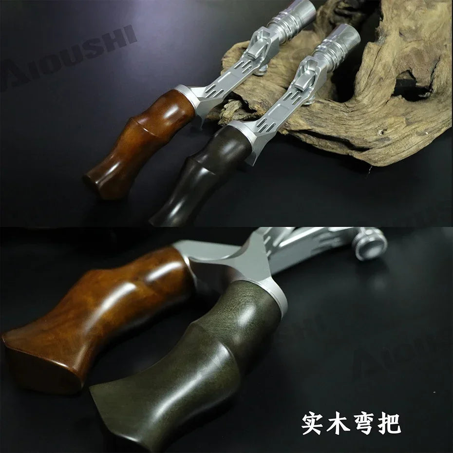 AIOUSHI New CNC finishing trout rod handle hand solid wood high quality lock type sinking