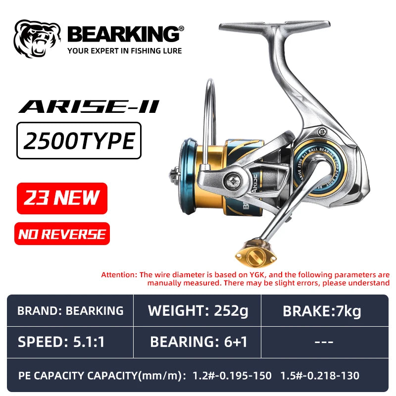 BEARKING Spinning Wheel Rock Fishing Wheel Seawater Fishing Wheel Remote Drop Wheel Suitable Various Waters Accessories