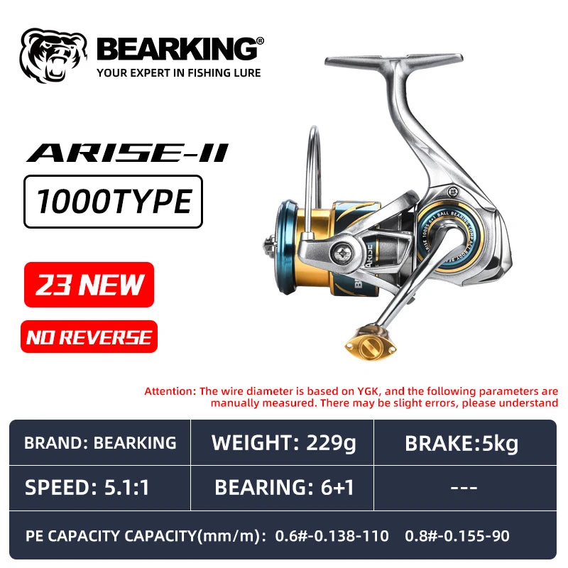 BEARKING Spinning Wheel Rock Fishing Wheel Seawater Fishing Wheel Remote Drop Wheel Suitable Various Waters Accessories
