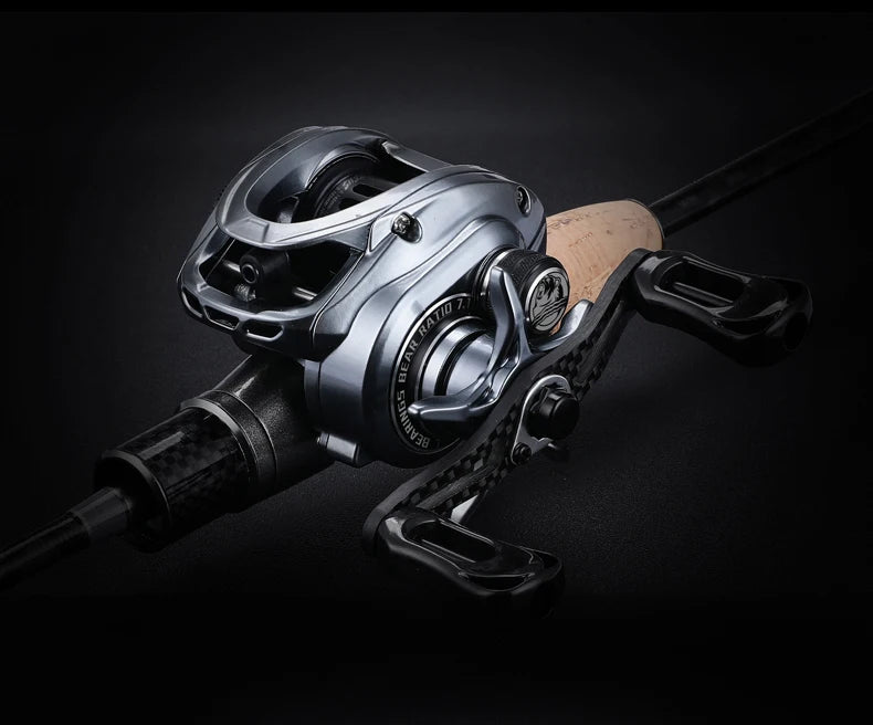 BEARKING Zeus series 9BB 135g - 4Kg Carbon Drag 7.1:1 High Speed Ratio
