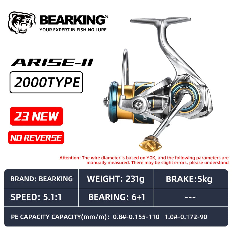 BEARKING Spinning Wheel Rock Fishing Wheel Seawater Fishing Wheel Remote Drop Wheel Suitable Various Waters Accessories