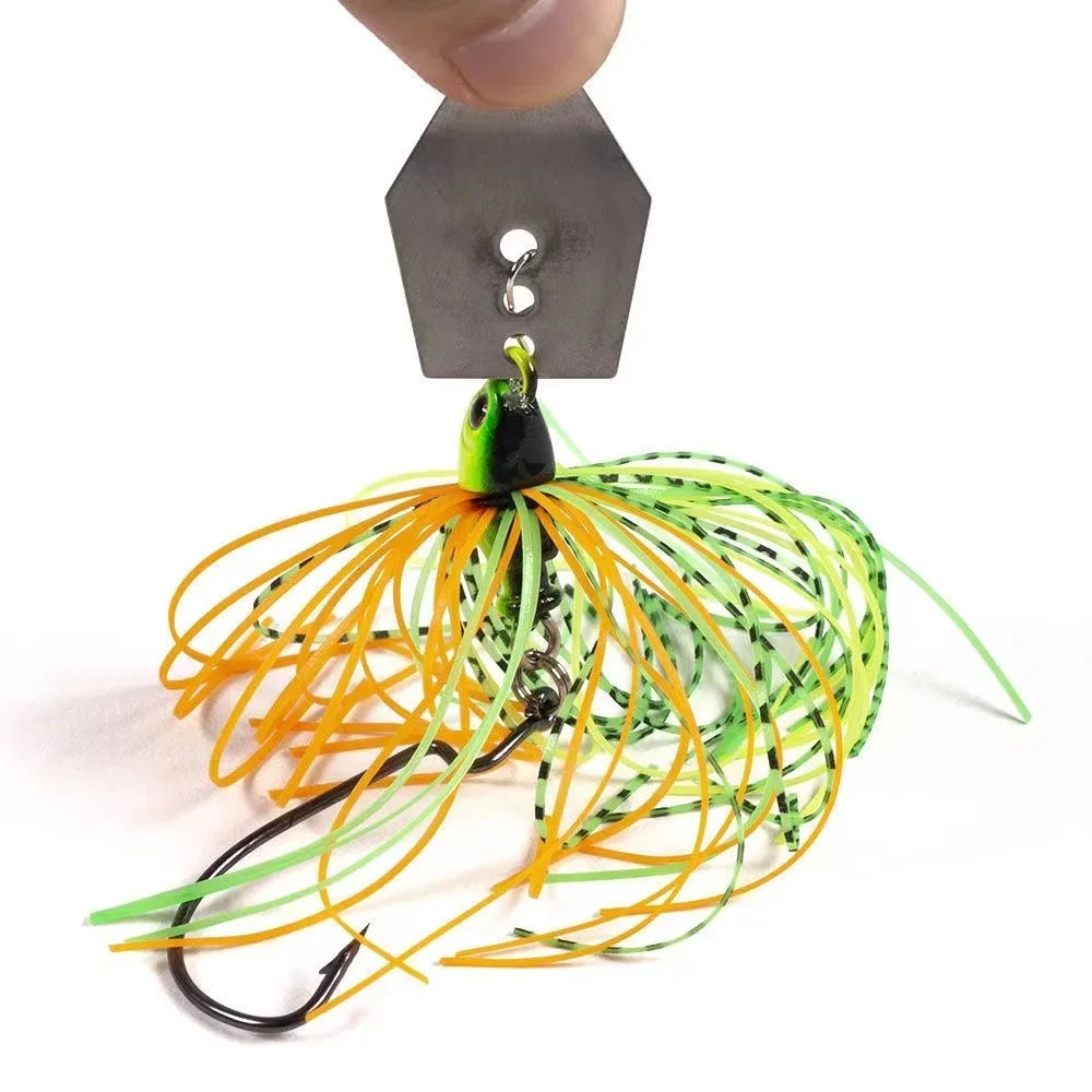 Chatterbait Bladed Fishing Lures Skirted Swim Jigs Bass Baits ChatterBait Jackhammer Trailers Chatter Bait For BlackBass Fishing