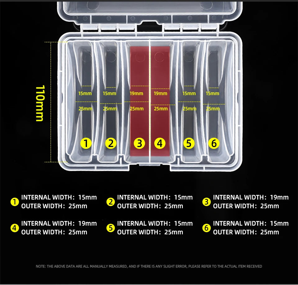 BEARKING 6 Compartment Line Storage Box