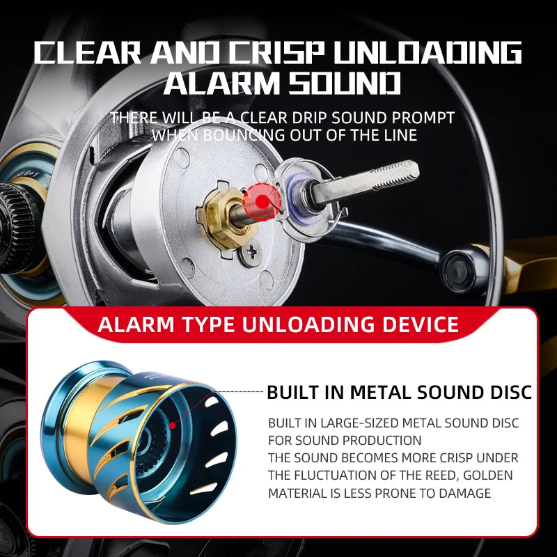 BEARKING Spinning Wheel Rock Fishing Wheel Seawater Fishing Wheel Remote Drop Wheel Suitable Various Waters Accessories