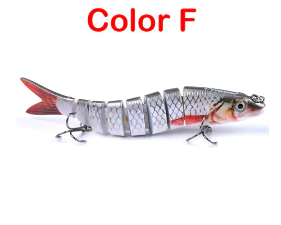 8-Segment Multi-Jointed Swimbait Fishing Lure