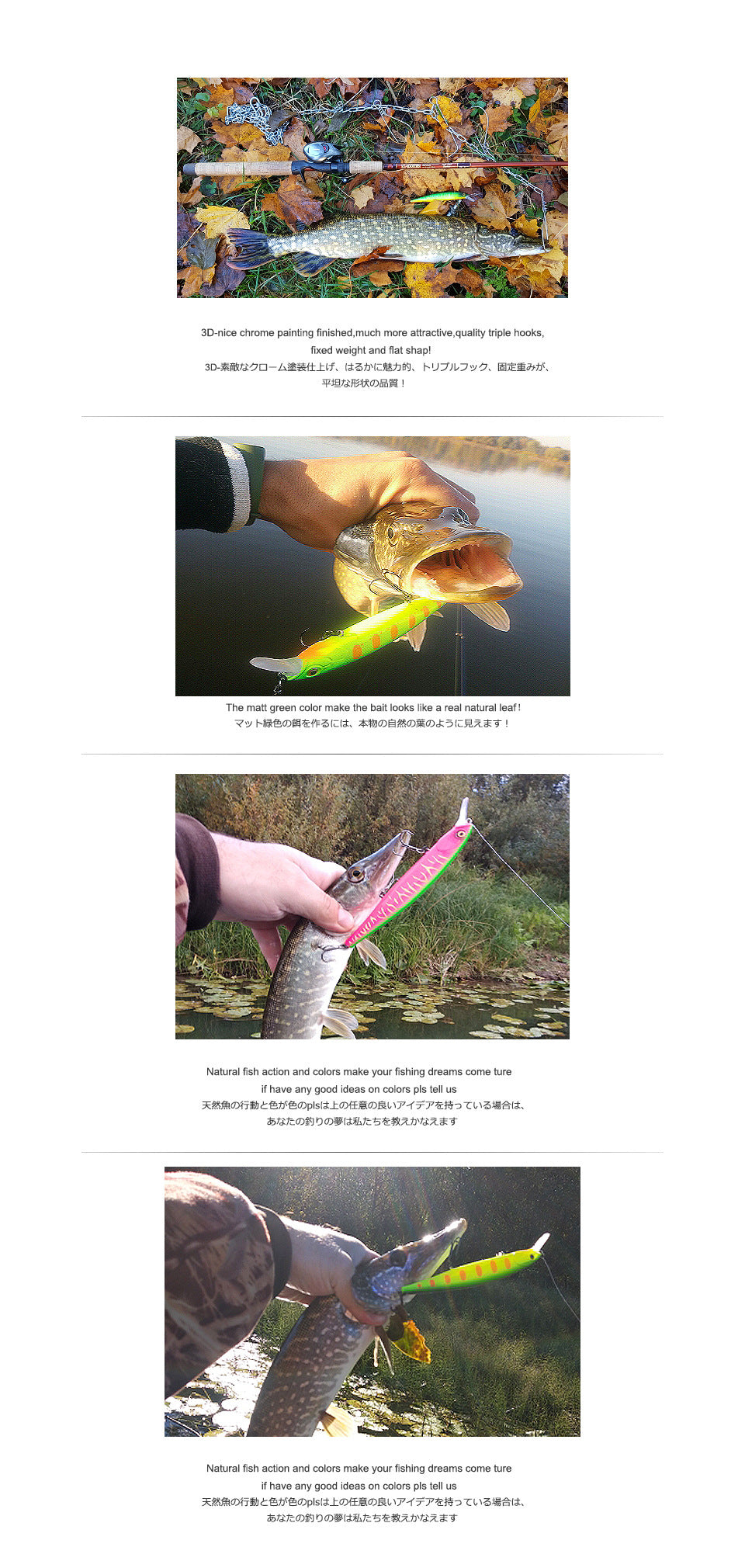 Bearking 128mm 23g New hot model professional quality fishing lures hard bait dive 1.5m quality wobblers minnow