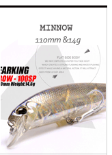 Bearking 115mm 16g Dive 0.6-1m floating