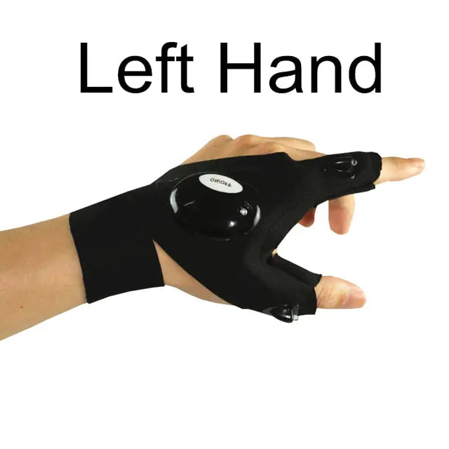Night Light Waterproof Fishing Gloves
