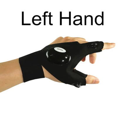 Night Light Waterproof Fishing Gloves