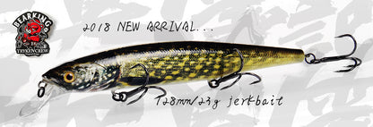 Bearking 128mm 23g New hot model professional quality fishing lures hard bait dive 1.5m quality wobblers minnow