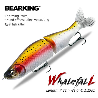 BEARKING Whaletail jointed swimbait