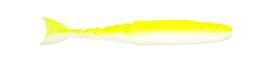 Z-MAN ChatterShad 4.5in. Chart/White 4pk
