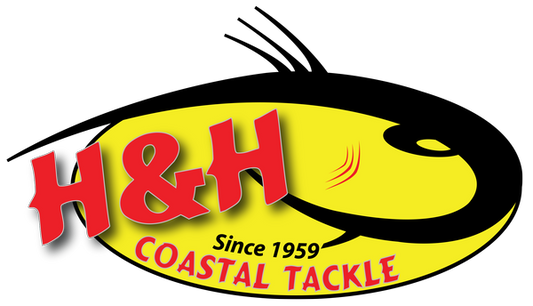 H&H Cajun Super Hook Tl.1/8 Wht.BlackStp 12/Card