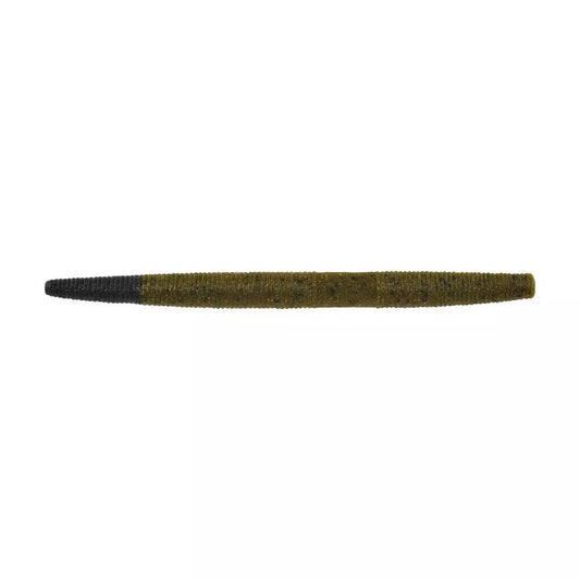 Berkley PowerBait® MaxScent The General 5in Green Pumpkin/Black 8ct
