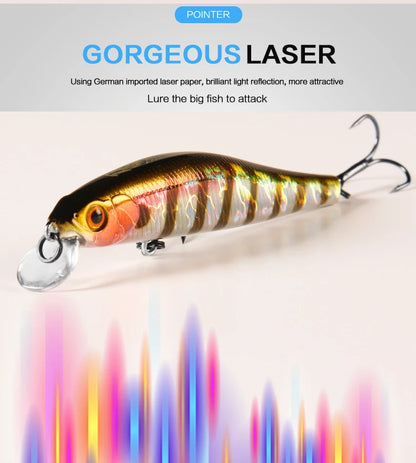 BEARKING 9cm 10g Hot fishing gear shone SP lures minnow crank ,Tungsten magnet weight system wobbler bait isca artificial