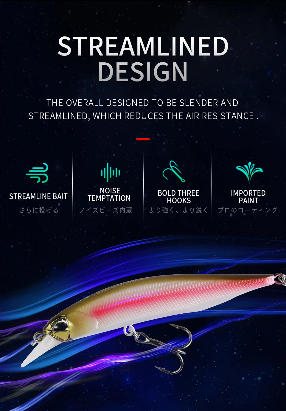 BEARKING 85mm 8g  hot model fishing lures hard bait 14color for choose minnow quality professional minnow depth1.3-1.8m