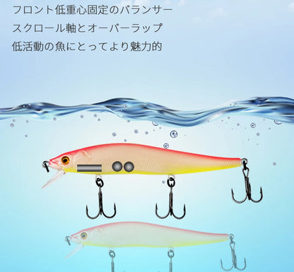 Bearking 11cm 14g SP dive 1.5m professional Minnow Wobbler fishing lures quality jerkbaits Artificial Bait Predator tackles