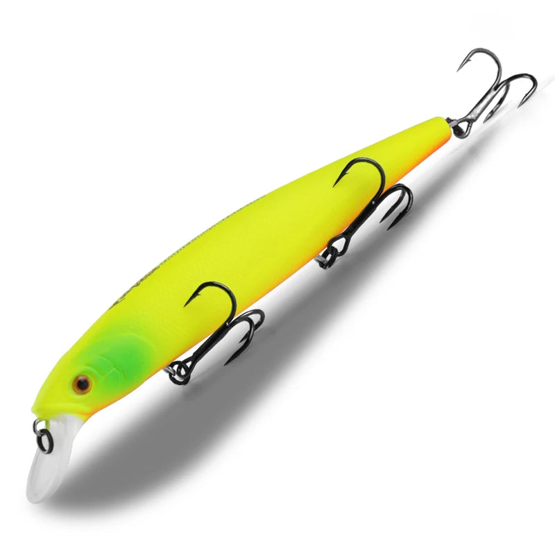 Bearking 128mm 23g New hot model professional quality fishing lures hard bait dive 1.5m quality wobblers minnow