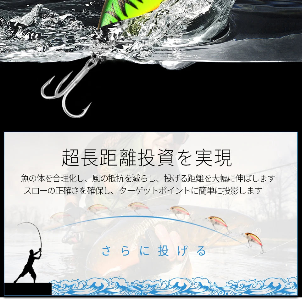 Bearking professional hot fishing tackle Retail 2022 qulity fishing lure  65mm 14g crank dive 2m for pike and bass
