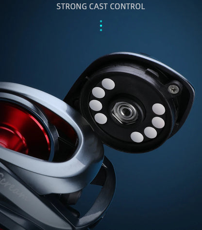 BEARKING Economy I Series 8+1BB Baitcasting Reel 8KG Max Drag 7.3:1 ratio