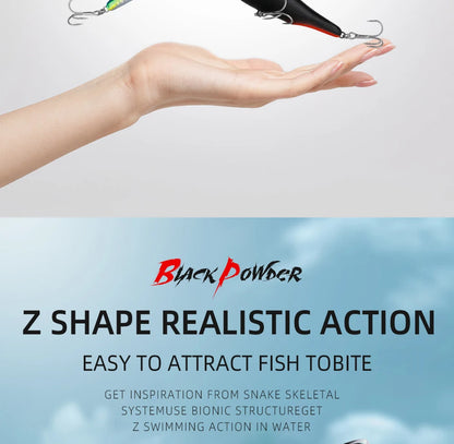 BEARKING 87mm 100mm Topwater Pencil Surface Fishing Lure Walk The Dog Artificial Saltwater Hard Bait Bass Plastic Walker