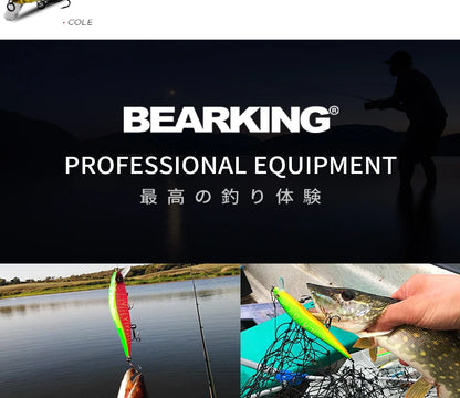 BEARKING 9.8cm 10g SP dive 2.1m professional Minnow Wobbler fishing lures quality jerkbaits Artificial Bait Predator tackles