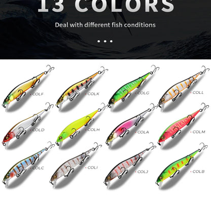 BEARKING 9.8cm 10g SP dive 2.1m professional Minnow Wobbler fishing lures quality jerkbaits Artificial Bait Predator tackles
