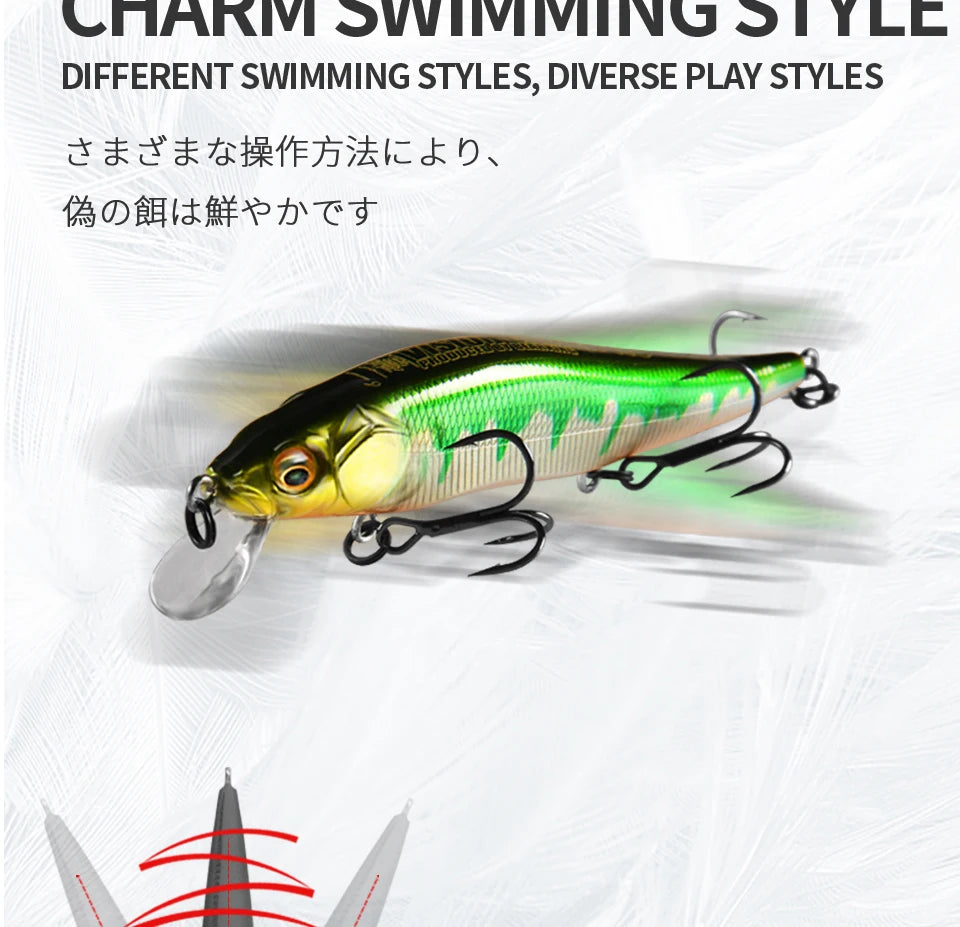 Bearking 11cm 14g SP dive 1.5m professional Minnow Wobbler fishing lures quality jerkbaits Artificial Bait Predator tackles