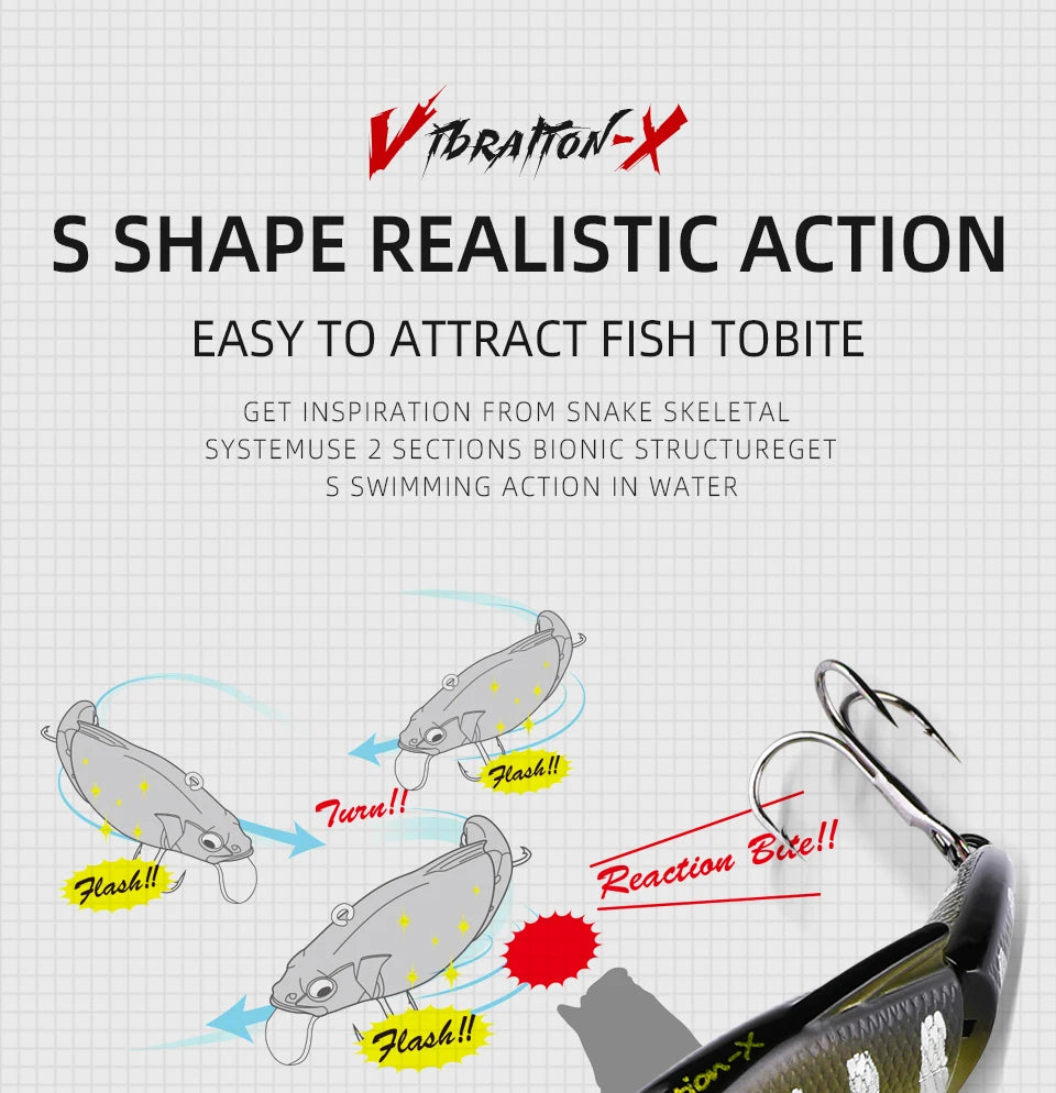 BEARKING 71mm 10g Top professional Wobblers fishing tackle fishing lures vibration bait for ice fishing Artificial accessories