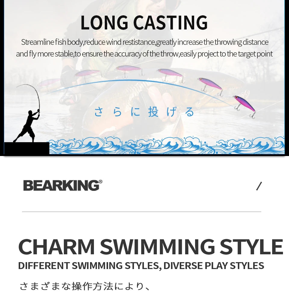 BEARKING Squad Minnow 95mm/65mm