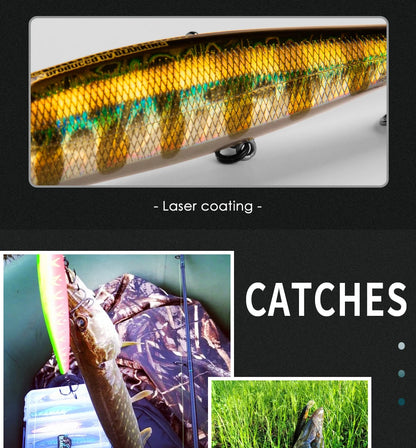 Bearking 13cm 25g Tungsten balls long casting New model fishing lures hard bait dive 1.3 - 2m quality professional minnow