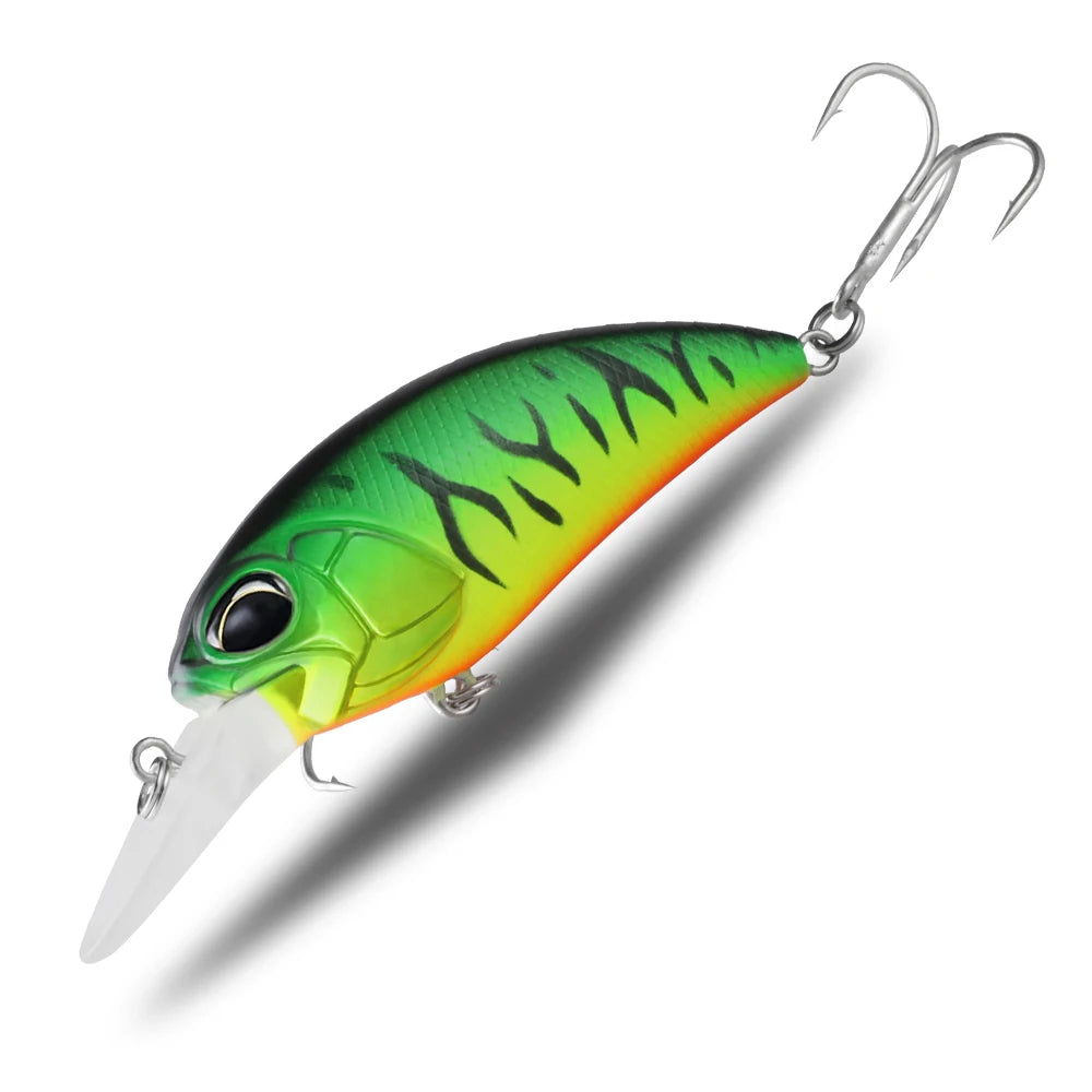 Bearking professional hot fishing tackle Retail 2022 qulity fishing lure  65mm 14g crank dive 2m for pike and bass