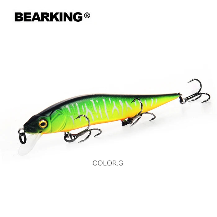 BEARKING 9.8cm 10g SP dive 2.1m professional Minnow Wobbler fishing lures quality jerkbaits Artificial Bait Predator tackles