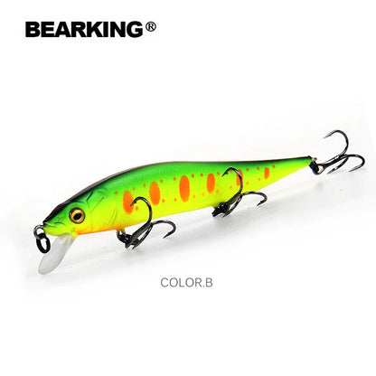 BEARKING 9.8cm 10g SP dive 2.1m professional Minnow Wobbler fishing lures quality jerkbaits Artificial Bait Predator tackles