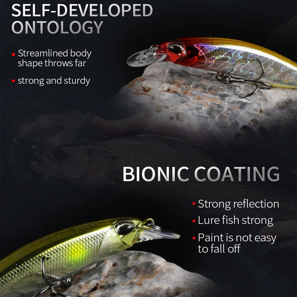BEARKING 85mm 8g  hot model fishing lures hard bait 14color for choose minnow quality professional minnow depth1.3-1.8m
