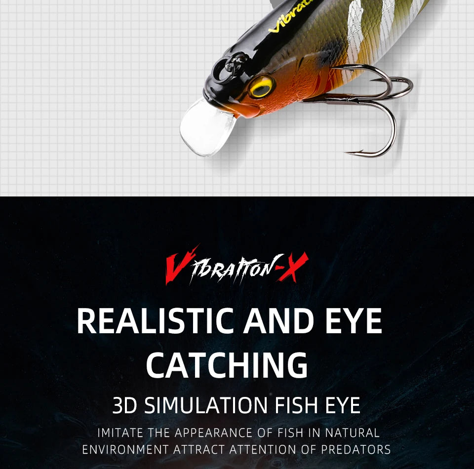 BEARKING 71mm 10g Top professional Wobblers fishing tackle fishing lures vibration bait for ice fishing Artificial accessories