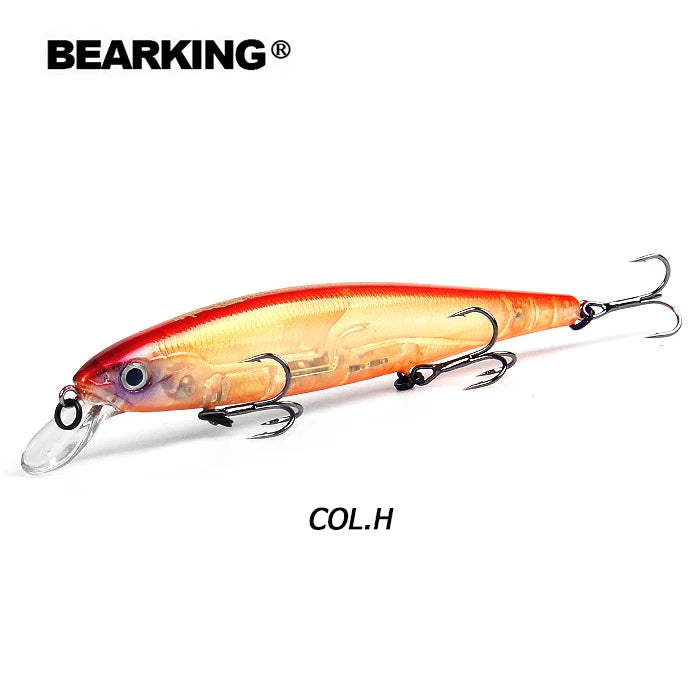 Bearking 11.5cm 16g hot professional quality fishing lure,wobblers minnow crank crank bait excellent painting free shipping