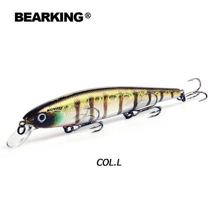 Bearking 11.5cm 16g hot professional quality fishing lure,wobblers minnow crank crank bait excellent painting free shipping