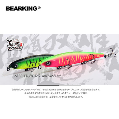 Bearking 11.5cm 16g hot professional quality fishing lure,wobblers minnow crank crank bait excellent painting free shipping