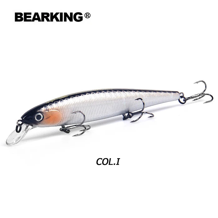 Bearking 11.5cm 16g hot professional quality fishing lure,wobblers minnow crank crank bait excellent painting free shipping