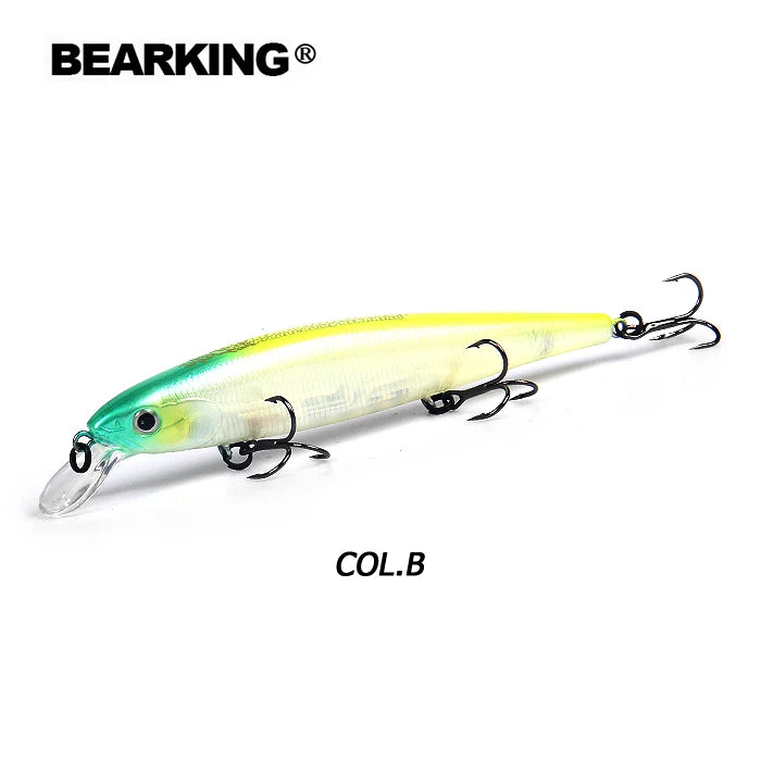 Bearking 11.5cm 16g hot professional quality fishing lure,wobblers minnow crank crank bait excellent painting free shipping