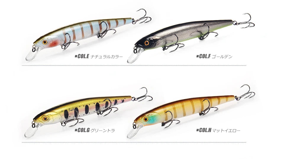 Bearking 128mm 23g New hot model professional quality fishing lures hard bait dive 1.5m quality wobblers minnow