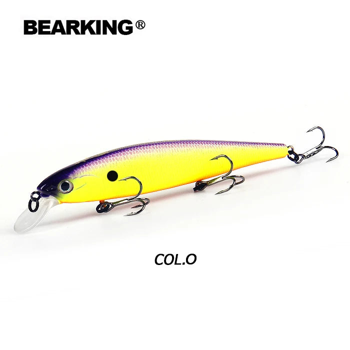 Bearking 11.5cm 16g hot professional quality fishing lure,wobblers minnow crank crank bait excellent painting free shipping